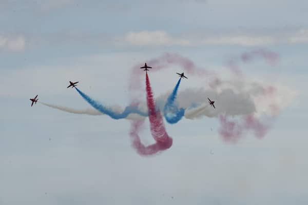 A former Red Arrows plane could be installed at the services at Leeming Bar on the A1(M)