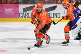 OPPORTUNITY KNOCKS: New import forward Patrick Harper will have the chance of more ice time as Sheffield Steelers make do without their GB players. Picture: Dean Woolley.