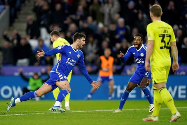 Leicester City swept Huddersfield Town aside. Image: Bradley Collyer/PA Wire.