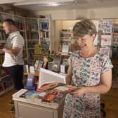 Alan and Claire Flack pictured at The Wonky Tree, independent bookshop, Leyburn. .Picture taken by Yorkshire Post Photographer Simon Hulme