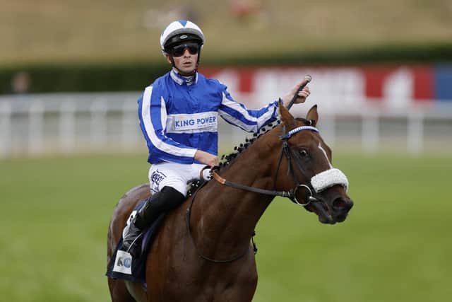 David Probert on board The Foxes at the Goodwood Festival, is hoping to provide the perfect send off for Hoo Ya Mal at Doncaster's St Leger. Picture: Steven Paston/PA