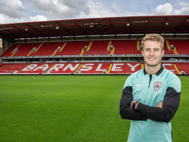 New Barnsley signing Andy Dallas. Picture courtesy of Barnsley FC.