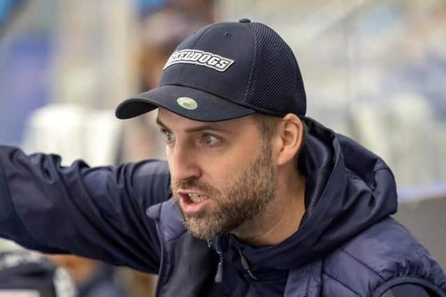 LEADING MAN: Sheffield Steeldogs' head coach Greg Wood will be delighted with his team's efforts in securing a four-point weekend on the road. Picture courtesy of Peter Best/Steeldogs Media.