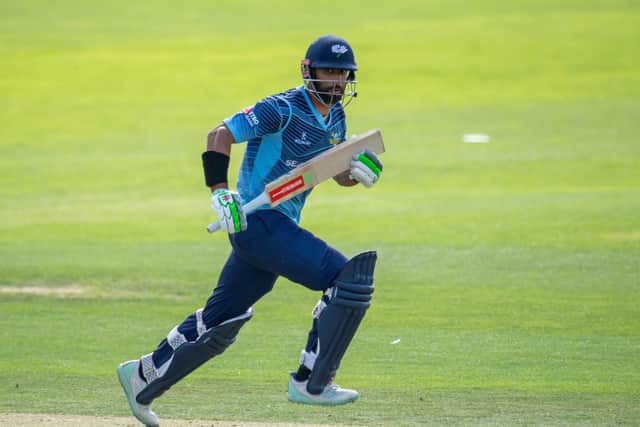 Shan Masood in action against Hampshire at York on Thursday. Picture by Allan McKenzie/SWpix.com