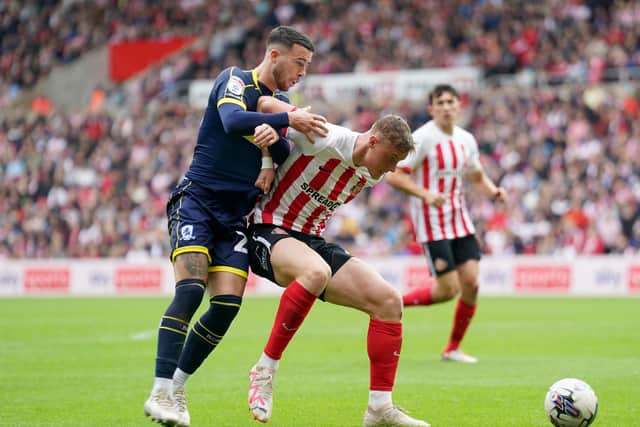 Sam Greenwood opened his Middlesbrough account against Sunderland. Image: Owen Humphreys/PA Wire