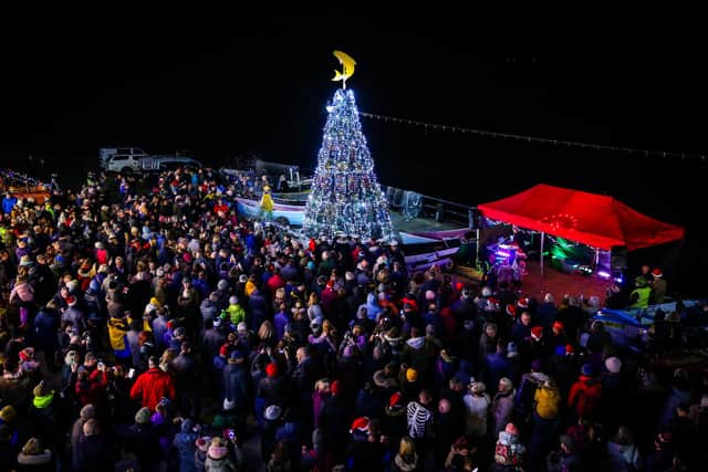 The famous Filey Fishtive Tree switch on event will be held on Saturday,  December 4, at 6pm.