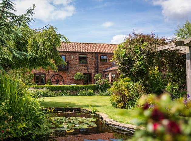 This barn conversion is in the pretty Wolds village of Skerne