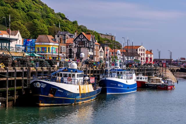 Fishing vessels moored in Scarborough harbour. PIC: James Hardisty
