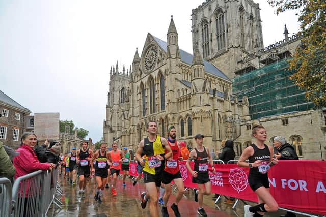 The Run For All Yorkshire Marathon returns once again, taking place on Sunday 20 October 2019. (Photo: Tony Johnson)