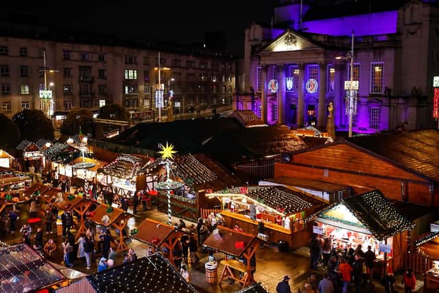 Leeds' German-style "Christkindelmarkt". Picture: Leeds Christmas Market