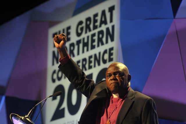 Inspiring speakers, like Dr John Sentamu, Archbishop of York pictured talking at last year's event, are lined up for this year