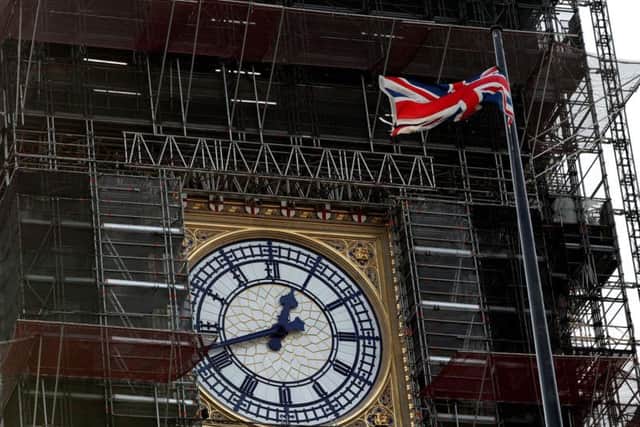 Big Ben is currently undergoing renovations. Credit: Adrian Dennis/AFP via Getty Images