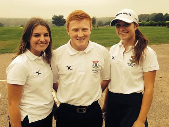 Hymers College won the North & East Yorkshire Schools' team championship thanks to Jessica Smee, Alex Limb and Abi Smee.