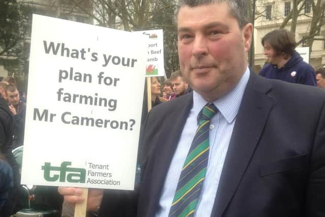 Stephen Wyrill, national chairman of the Tenant Farmers Association from Richmond, North Yorkshire