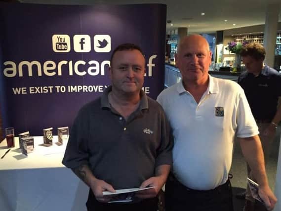 Kevin Taylor and Malcolm Crowson have reached the National Grand Final of the American Golf 9 Hole Championship.