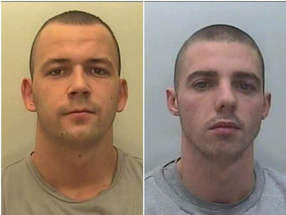 Sonny Elms, left, and Paul Heaton are wanted by police.