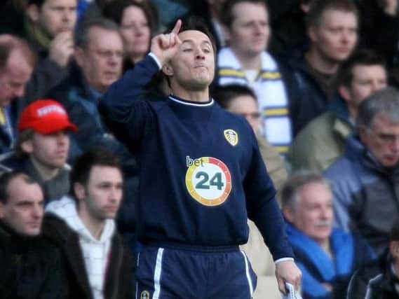 Dennis Wise was in charge of Leeds for the Yorkshire derby against Sheffield Wednesday ten years ago (Photo: PA)