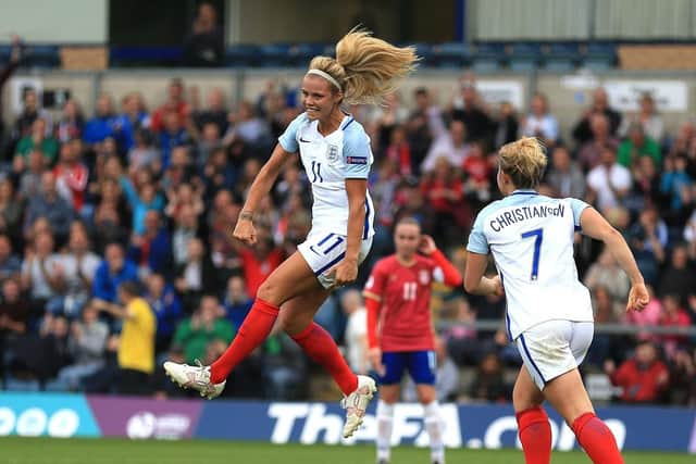 Harrogate footballer Rachel Daly is one hoping to be named in the squad for her first major championships (Photo: PA)