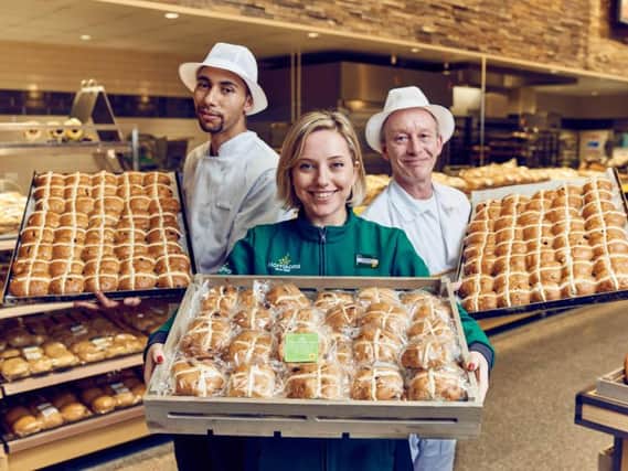 Free hot cross buns can be collected in Morrisons until Easter