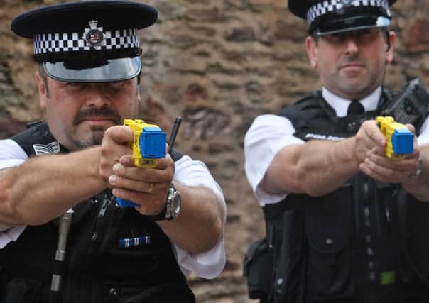 Police taser use was on the up last year across the UK.