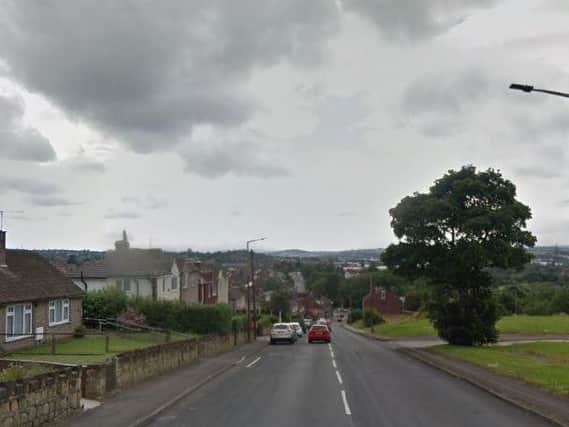 The collision happened in Oldgate Lane, Thrybergh. Picture: Google