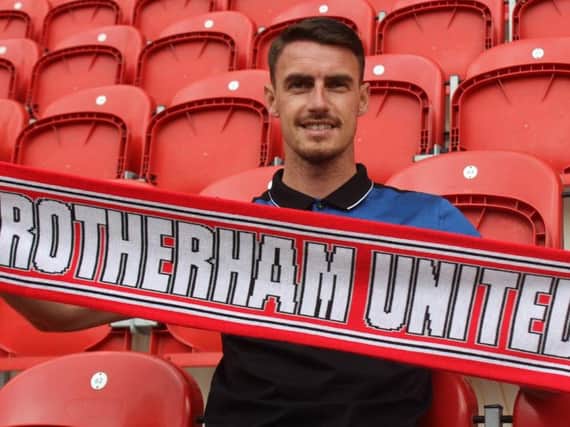 Darren Potter was unveiled at Rotherham United on Wednesday