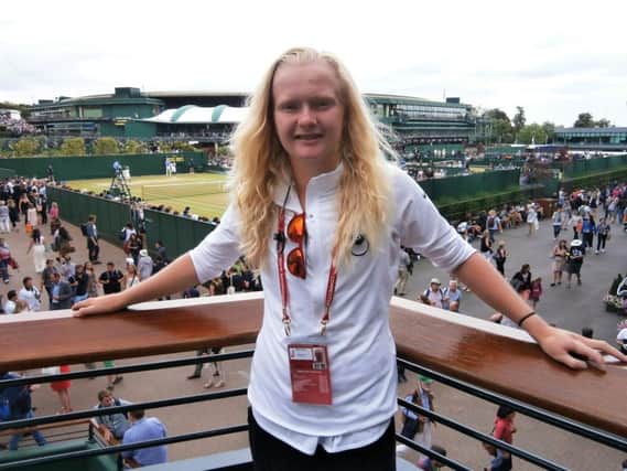 Francesca Jones will be playing in Junior Wimbledon.