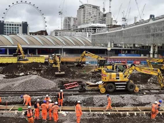 Major disruption was expected as engineering works were started at Waterloo Station this morning.