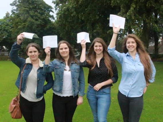 Northallerton School's twins celebrate their A Level results