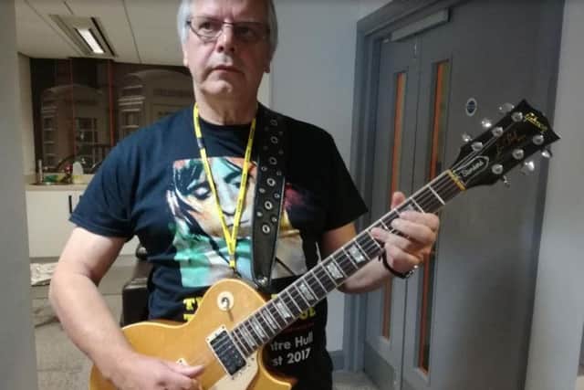 Ched Cheesman - plays the Gibson Les Paul Mick Ronson played on the Rolling Thunder Tour with Bob Dylan