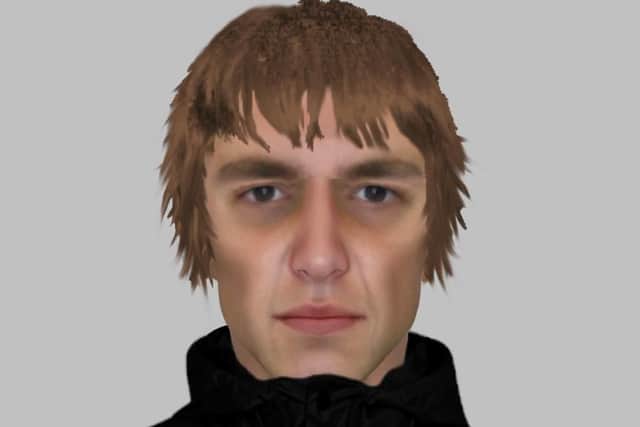 An E-Fit image of the suspect police are trying to trace following the first sexual assault on Sunday in York.
