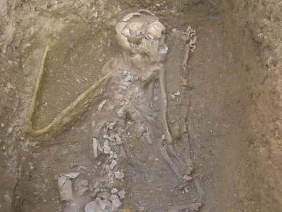 Skeleton found with 'deliberately bent' sword