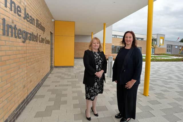 The recently opened 9m Jean Bishop Integrated Care Centre in Hull,
right, Tracy Meyerhoff, Hull City Council's Assistant director of adult social care, and Erica Daley, Hull CCG's Director of Integrated Commissioning