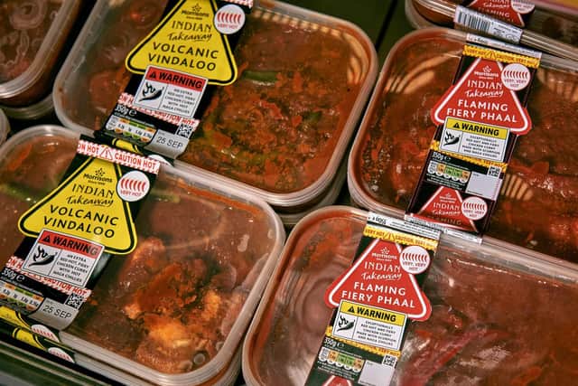 The extremely hot eight-chili curry from Morrisons