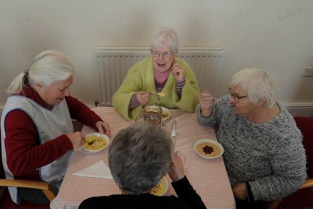 Members of Tickhill Pop-In enjoying a chat. Picture: Simon Hulme
