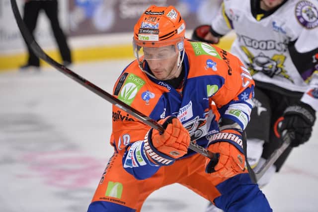 JUST DO IT: Sheffield Steelers' captain, Jonathan Phillips. Picture: Dean Woolley.