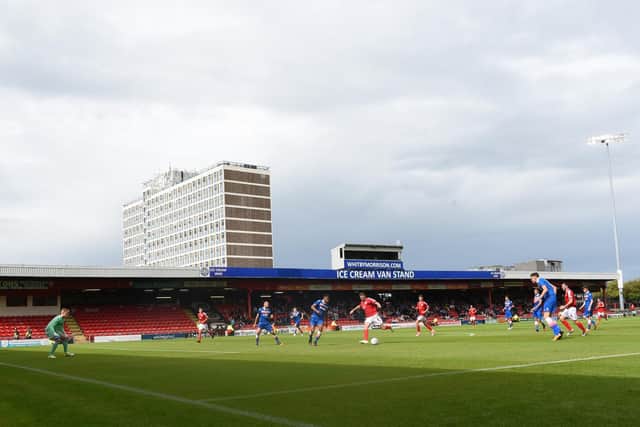 Recorded at Gresty Road in January 1960 when Tottenham Hotspur came to town in the FA Cup fourth day.
