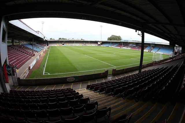 Recorded at the Old Showground in 1954 when Portsmouth visited in the fourth round of the FA Cup.