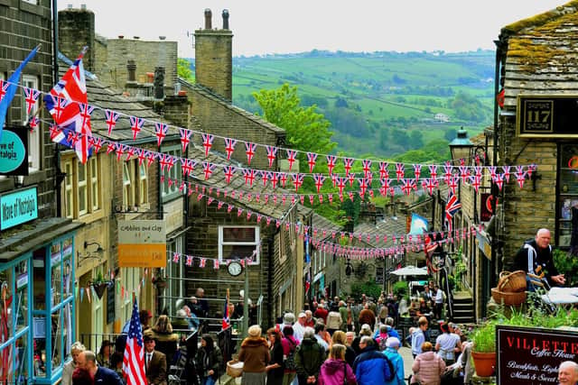 Haworth's streets were decorated in 1940s style