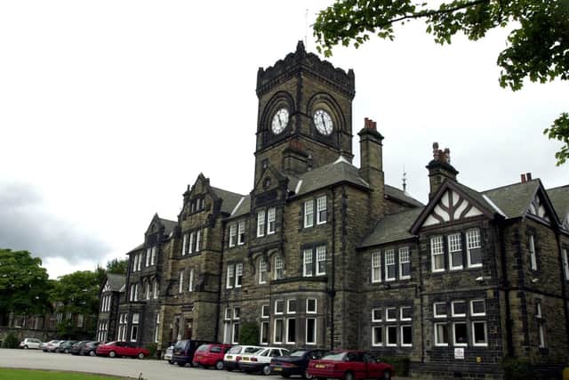 The main building shortly before the NHS vacated the site