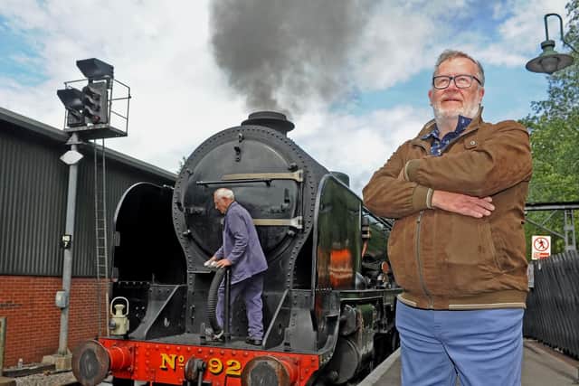 Retired PR guru Geoff Pearson has organised events such as steam galas, 1940s weekends, Santa Specials and concerts