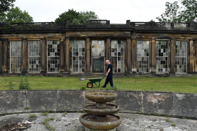 The Grade II-listed camellia house is the next restoration project on the list - it will become a garden cafe and visitor facility