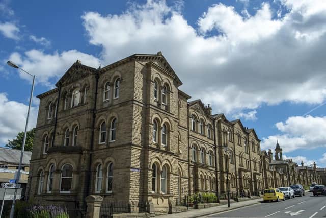 The hospital built for mill workers has now been converted into apartments