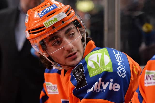 UP, UP AND AWAY: Maltby-born Liam Kirk came through the Sheffield junior system, playing for the Steeldogs before quickly being offered an apprenticeship by the Steelers. Picture: Dean Woolley.