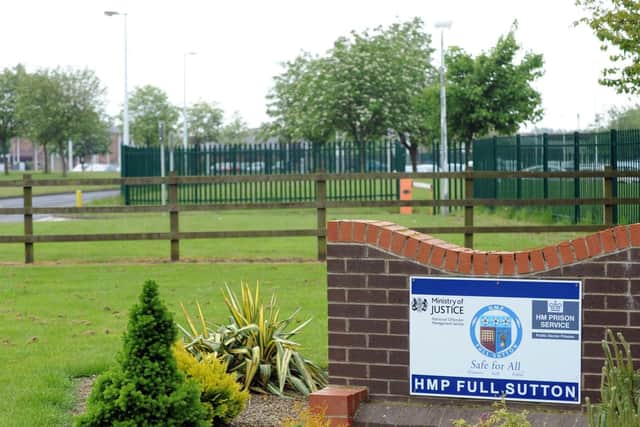 The Ministry of Justice said the first new prison would be built at Full Sutton in East Yorkshire.