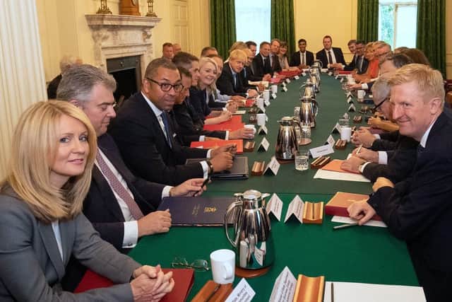 Liz Truss and the Cabinet  - PA