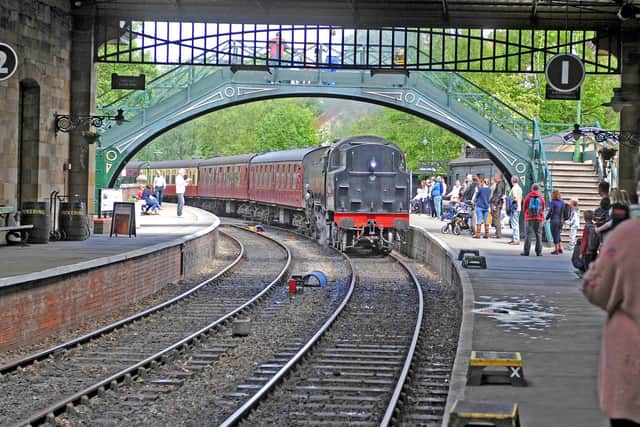 Pickering Station on the North Yorkshire Moors Railway is a confirmed Downton filming location