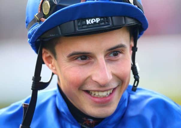 William Buick rides Wild Illusion in the Oaks today.