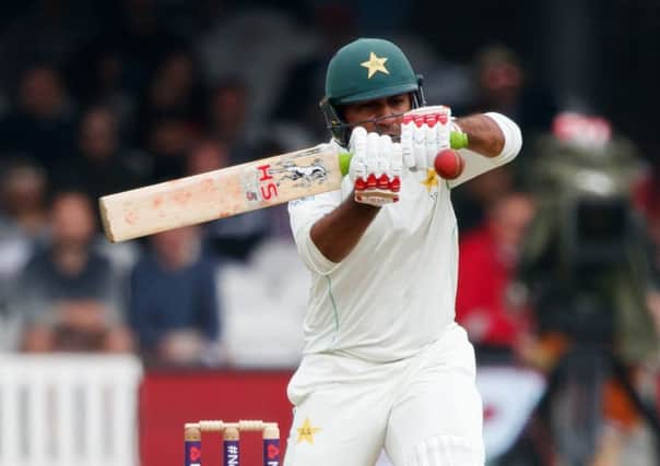 Pakistan's Sarfraz Ahmed gets himself out during the First Test  at Lord's (Picture: John Walton/PA Wire).