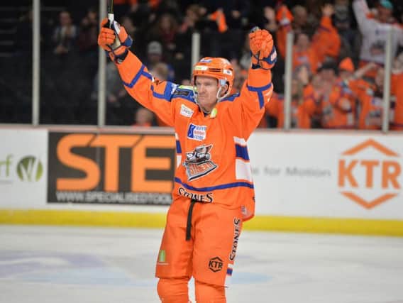 SEE YOU SOON: Defenceman Mark Matheson will be back for a second season at Sheffield Steelers. Picture: Dean Woolley.